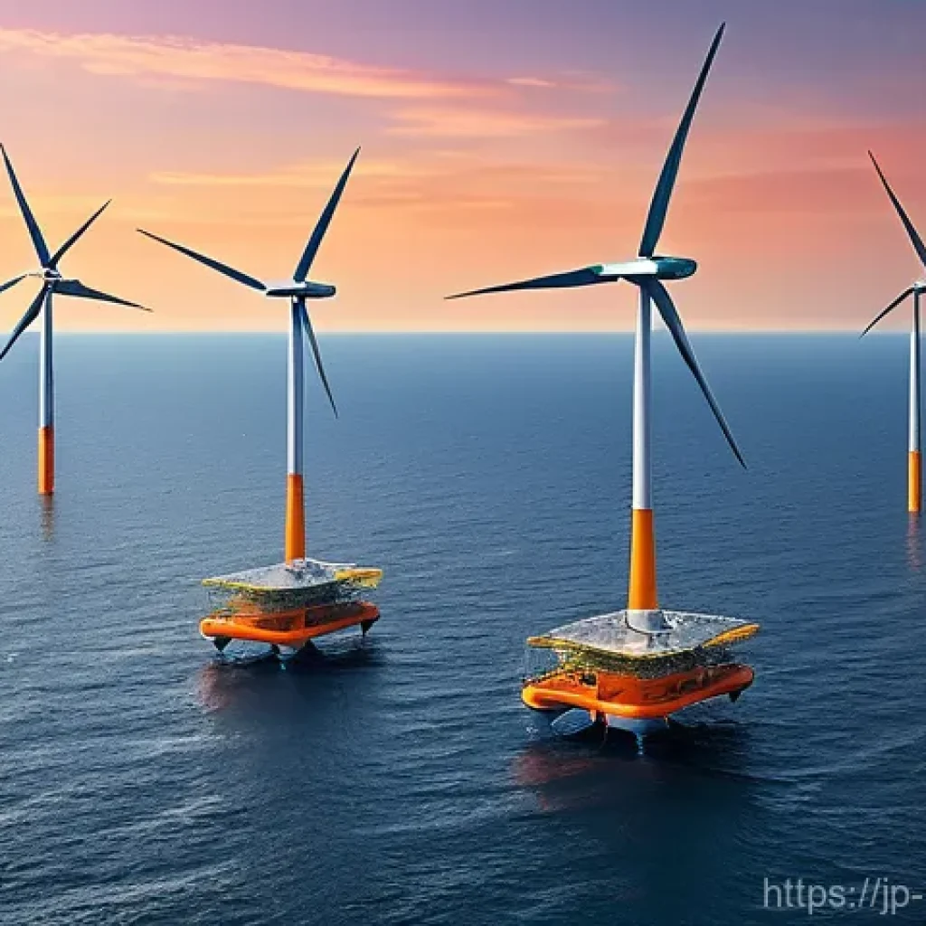 신재생에너지발전설비와 관련된 최신 기술 - **Floating Offshore Wind Power with Ecosystem Harmony**
    An expansive, breathtaking seascape at g...